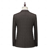 رخيصةأون أزياء الرجال من عشرينيات القرن العشرين-عتيق / معتق الهدر 20S عشرينيات بدلة ثلاث قطع بنطلون بدلة غاتسبي العظيم انسان محترم رجل العصابات رفقاء العريس ملابس تنكرية رجالي حفلة تنكرية زفاف ضيف حفل زفاف حفل / مساء للبالغين معطف بنطلونات صدار