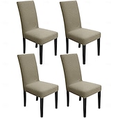 billige stoltrekk-Vanntett stoltrekk tykt jacquard stretch heldekkende ett stykke spisestuestoltrekk bordstolsett 2 4 6 deler