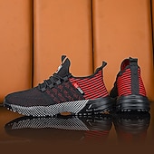 abordables Baskets Décontractées-Chaussures de course noires en mesh pour hommes – baskets athlétiques légères avec tige respirante, idéales pour la course, la salle de sport et les activités sportives.