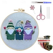 cheap Down to $30-Embroidery Kit-Set,Embroidery Kit for Beginners,Embroidery Patterns,Nativity Scene,Embroidery Kit Birthday,Beginner Embroidery Kit for Adults