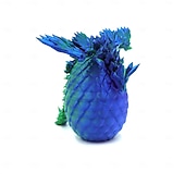 رخيصةأون عيد الفصح-بيض تنين مطبوع بتقنية الطباعة ثلاثية الأبعاد مع تنين بداخله، بيض صغير، ألعاب كريستالية مفصلية، حشوات لسلال عيد الفصح، قطع أسطورية غامضة