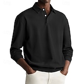 billige Basic gensere-Herre Genser Genser med hette for genser Hettegenser med knapp Svart Hvit Rosa Burgunder Mørkegrønn Knaphul عادي Sport &amp; Utendørs Avslappet Daglig Bomull Polyester Gatemote Kul Sportsklær Vår &amp; Vinter