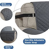 abordables Funda de sofá-Funda de sofá acolchada elástica e impermeable, apta para mascotas, funda protectora de cojín para el hogar, sala de estar, regalo para dueños de mascotas