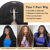 cheap Human Hair Capless Wigs-Afro Kinky Curly Wigs Human Hair with Bangs 180% Density Brazilian Virgin Human Hair Wigs for Women Glueless Wigs Human Hair Machine Made None Lace Front Wigs Natural Color