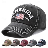 levne 250. výročí USA-Klobouk s americkou vlajkou založenou v roce 1776 pro muže a ženy, vtipná nastavitelná bavlněná vyšívaná vlastenecká baseballová čepice s vlajkou USA, unisex nastavitelná truckerská čepice