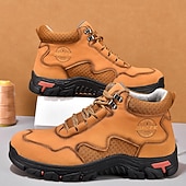 tanie Buty trekingowe-Męskie buty trekkingowe na co dzień – wytrzymałe, sznurowane, wygodne i oddychające, idealne na przygody na świeżym powietrzu, wędrówki i do noszenia na co dzień