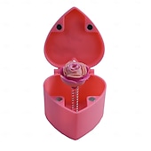 billige Statuer-hjerteformet overraskelsesspøkeboks med hemmelig rom &amp;overraskelsesmekanisme - romantisk nyhetsgave til valentinsdagen, fester, vitser - roseboks for frierier, unnskyldninger, arrangementer