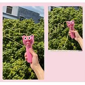 お買い得  猫用おもちゃ-猫の紐おもちゃ、手持ち式、かわいい猫用ロープランチャー - 室内遊び用のインタラクティブな電動おもちゃ