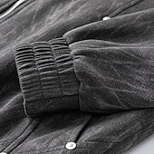 abordables Vestes Décontractées-Homme Veste Légère Veste Décontractée Quotidien Extérieur Avec Poches Printemps Automne Uni Streetwear Élégant Col Rabattu Régulier Violet Vert Gris foncé Veste