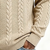 economico Felpe di base-Per uomo Jacquard Maglia Felpa con cappuccio Felpa con zip corta Aalbicocca Nero Bianco Grigio Bavero Semplice Con zip Testurizzato Sport &amp; Outdoor Casuale Quotidiano Streetwear Cool Abbigliamento