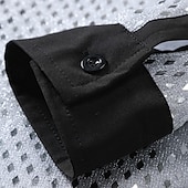 Χαμηλού Κόστους Γεωμετρικά σχήματα-Ανδρικά Πουκάμισο Καλοκαιρινό πουκάμισο Casual πουκάμισο Πουκάμισο παραλίας Πουκάμισο με κουμπιά Λευκό Ανθισμένο Ροζ Ρουμπίνι Μακρυμάνικο Συνδυασμός Χρωμάτων Πέτο Καθημερινά Διακοπές Πούλιες Ρούχα