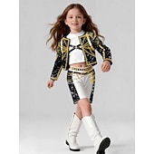  Ispirato agli idoli coreani Stella pop Abiti Film Moda Costume Cosplay Idolo virtuale for Ragazze Bambini Halloween Carnevale Feste Scuola