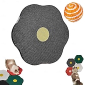 Недорогие Поддержка и уход за животными-Когтеточка для кошек, настенный скребок из гофрированного картона с самоклеящейся поверхностью, устойчивой к царапинам; сменный коврик для кошек