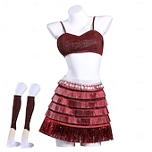 Недорогие Женские костюмы-Детектив по животным Искрящийся певец-животное Овцы-поп-звезды Газель Платья Необычные костюмы Косплей Костюм for Жен. Взрослые Рождество Карнавал Для вечеринок Выступление