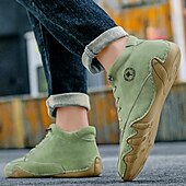 economico Stivaletti alla caviglia-stivali da uomo in similpelle verde fatti a mano: design unico e resistente con vestibilità comoda, ideali per l'uso casual, all'aperto e quotidiano