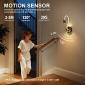 billige Bordlamper-Sensorlampe med justerbar stang, bordlampe med berøringsfri bevegelseskontroll, nattbordlampe for soverom/stue