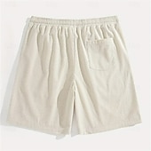economico Pantaloncini casual-Per uomo Pantaloncini Waffle Pantaloncini Estivi Shorts da Spiaggia Pantaloncini casual Pantaloncini strutturati Coulisse Elastico in vita Tinta unica Comodità Lunghezza al ginocchio Quotidiano