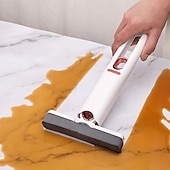 billige Vaskemidler-6-delers selvvridende mini-moppsett - lett å klemme høyabsorberende rask rengjøring egnet for stue, soverom og møbler vindustørking moderne kompakt design