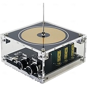 Недорогие Декоративные огни-музыка твердотельная катушка искусственная молния дуга плазменный громкоговоритель эксперимент наука режим рабочего стола