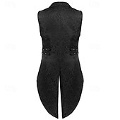 Χαμηλού Κόστους Ενδύματα-Σετ Πανκ &amp; Γκόθικ Μεσαίωνα Jachetă Φράκο Πουκάμισο Μακριά Μανίκια Vampires Ευγενής Φανταχτερή Φόρεμα Ανδρικά Φαντασία βασιλικός Steampunk Χριστούγεννα Απόκριες Επίδοση Σκηνή Ρεν Φερ Ενήλικες