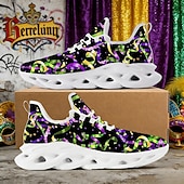 Χαμηλού Κόστους Ανδρικά υποδήματα-Ανδρικά Αθλητικά Παπούτσια με Σχέδιο Κονφίτι - Άνετα Γιορτινά Παπούτσια για Παρελάσεις Καρναβαλιού Οδικές Γιορτές Θεματικά Πάρτι  Αργίες σε Χαλαρή Ατμόσφαιρα