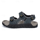 economico Sandali casual-sandali beige da uomo: eleganti calzature da esterno con vestibilità comoda e ad asciugatura rapida, ideali per la spiaggia, l'escursionismo e l'estate