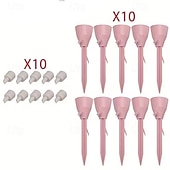 cheap Watering &amp; Irrigation-20pcs Automatic Plant Drip Irrigation Set Adjustable Water Flow Suitable for Indoor and Garden Plants Compatible with Standard EU/US Threaded Bottles Efficient Battery-Free Pot Watering System