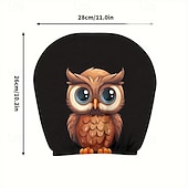 זול כיסויי בד-2 יחידות כיסויי משענות ראש לרכב עם הדפסה מצוירת של חיות חמודות, ללא מילוי, אביזרי פנים לרכב, כיסויי משענות ראש אוניברסליים לרכב, קישוטי פנים לרכב, מתאים לשימוש בכל מזג אוויר ללא מילוי