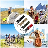 economico Ricreazione all'Aperto-Gancio porta-borraccia in nylon da 4/8 pezzi, cinghia di sospensione regolabile per attività all'aperto, porta-borraccia resistente per escursionismo, campeggio e viaggi