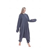 ieftine Costum de animal-Pijamale Kigurumi Costum de grup Costumul Onesie Animal Rechin Cald Confortabil Capișon Lână  Adulți Bărbați Pentru femei Unisex Halloween Carnaval Petrecere Performanță homewear Îmbrăcați-vă