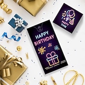 olcso Születésnap-boldog születésnapot felugró meglepetés ajándékdoboz színes lufikkal &amp;konfetti dizájn - élénk papír kézműveskedés fiataloknak, ünnepi ajándékötlet|játékos dizájn|színes lufik, születésnapi parti