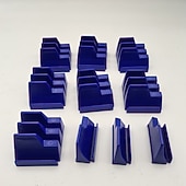 Недорогие Стойки для хранения-Набор магнитных шестигранных ключей — профессиональный модульный ящик для инструментов, прочный полипропиленовый материал, вертикальный органайзер для инструментов с 23 отделениями, черно-красный,