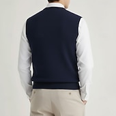 economico Maglioni di lana da uomo-maglione girocollo da uomo in pura lana e cashmere di alta qualità, classico, morbido, caldo e traspirante