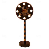 olcso Ramadan dekorációs fények-ramadan eid led dekoratív fényjelzés csillag hold vár beltéri hálószoba ünnepi hangulatú függőlámpa aa elemdoboz 30cm magasság