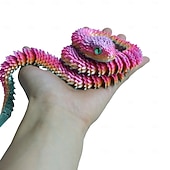 cheap Easter-Easter Eggs, Snake Egg with 3D Printed Snake, Year of The Snake 2025, 3D Printed Snake, Executive Desk Toys, Articulated Snake, Fidget Toys Gifts for Easter Adults