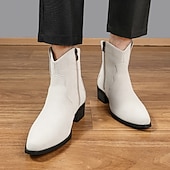 billiga Kostymstövlar-lila ankelboots för män – modern högglansdesign med bekväm klack, perfekt för vardagskläder, kvällsutflykter och moderiktiga evenemang
