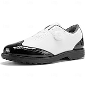 voordelige Heren Golf Schoenen-Heren golfschoenen – comfortabel wit en bordeauxrood design voor optimale prestaties en stijl op de golfbaan.