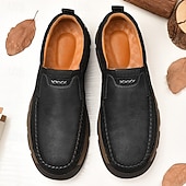 ieftine Pantofi casual slip-on-Teniși bărbătești maro din piele întoarsă și piele ecologică, cu design respirabil – încălțăminte sport și rezistentă, perfectă pentru activități în aer liber, alergare și ținute casual