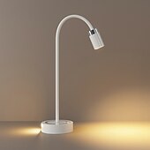 billige Bordlamper-Sensorlampe med justerbar stang, bordlampe med berøringsfri bevegelseskontroll, nattbordlampe for soverom/stue