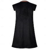 olcso Felsők-Punk és gótika Középkori Reneszánsz Blúz / Ing Tunika Ujjatlan Harcos Lovag Viking Kelta lovag Ranger Íjászat Jelmez Férfi Viking Fantasy Farsang Álarcos mulatság Teljesítmény Halloween Színpad