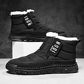 cheap Winter &amp; Snow Boots-Men's Yellow Insulated Winter Boots, Warm and Comfortable Snow Boots for Cold Weather, Ideal for Winter Hiking, Snowboarding and Outdoor Activities