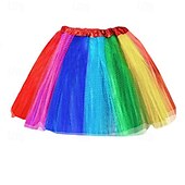 tanie stroje-Spódnica Stroje Tutu Retro / vintage Dyskoteka Lata 80 Dla dorosłych Damskie Halloween Karnawał Impreza / bankiet Parada równości Miesiąc Dumy Wystroić