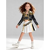  Ispirato agli idoli coreani Stella pop Abiti Film Moda Costume Cosplay Idolo virtuale for Ragazze Bambini Halloween Carnevale Feste Scuola