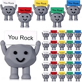 ieftine Cadouri-25 de jucării mini din cauciuc "You Rock", cadouri pozitive, "You Rock", figurine mini, decorațiuni și încurajări, cadouri motivaționale de ziua de naștere pentru colegi, personal și profesori