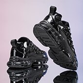 economico Sneakers Casual-scarpe da ginnastica da uomo nere da corsa – scarpe sportive ad alte prestazioni per la corsa, la palestra e le attività all'aperto, leggere con suola ammortizzata per comfort e stabilità