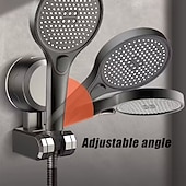 olcso Esemény- és party kellékek-1/2 darabos tapadókorongos zuhanytartó - többcélú fürdőszobai kiegészítő, tapadókorongos permetezőtartó, hordozható, fokozott stabilitás és rugalmasság, praktikus zuhanytartozék-talp