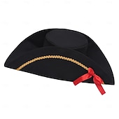 preiswerte Outfits-Set 250-jähriges Jubiläum USA Retro Vintage Mittelalterlich Outfits langarm George Washington Kolonial Revolutionskrieg Kostüm Herren Karnevalskostüm Karneval Unabhängigkeitstag 4. Juli Erwachsene