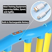 tanie Gifts-Gra refleksologiczna z pałeczkami do ćwiczeń reakcji, zabawny trening refleksu dla każdego, poprawiający szybkość i koordynację, interaktywna gra dla dzieci i dorosłych, idealna do ćwiczeń sprawnościowych i mózgu