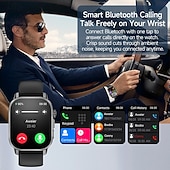 baratos Seleções de Valor-iMosi ET571 Relógio inteligente 2 polegada Relógio inteligente Bluetooth Podômetro Aviso de Chamada Monitor de Atividade Compatível com Android iOS Unisexo Chamadas com Mão Livre Impermeável Lembrete