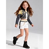  Ispirato agli idoli coreani Stella pop Abiti Film Moda Costume Cosplay Idolo virtuale for Ragazze Bambini Halloween Carnevale Feste Scuola